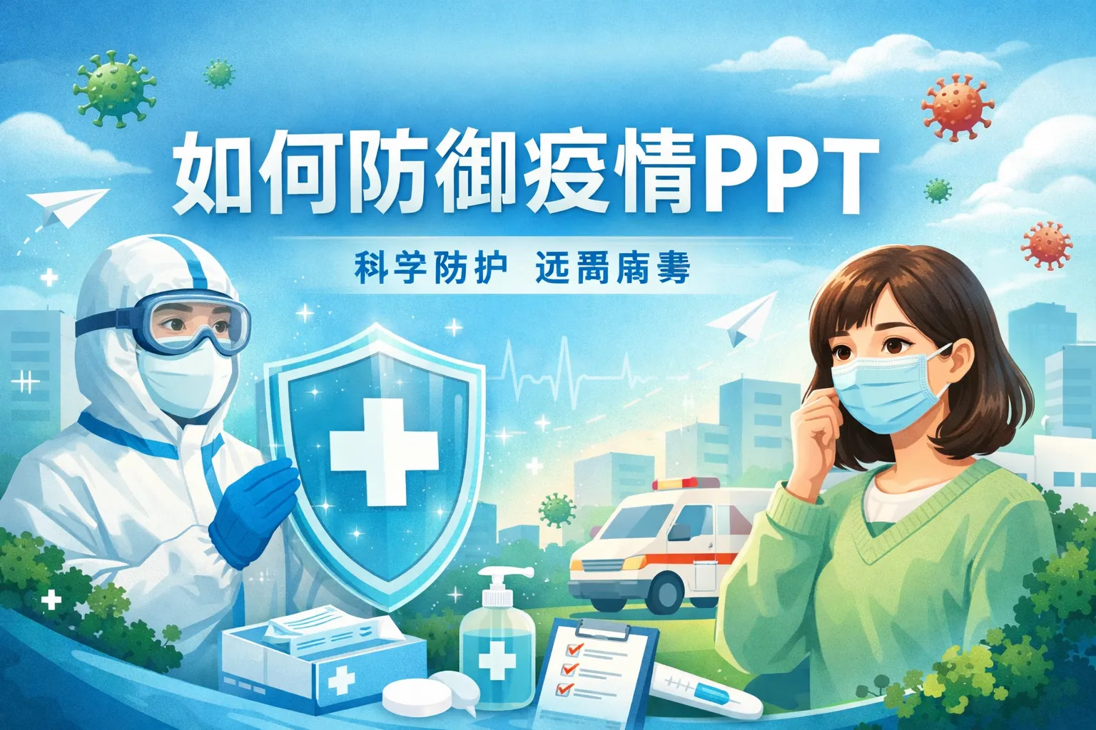 如何防御疫情ppt