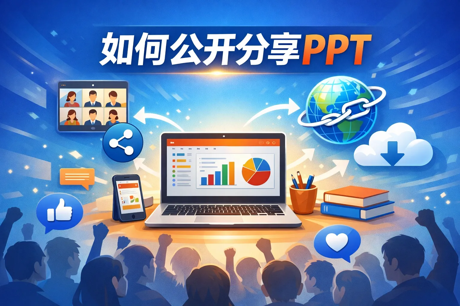如何公开分享ppt