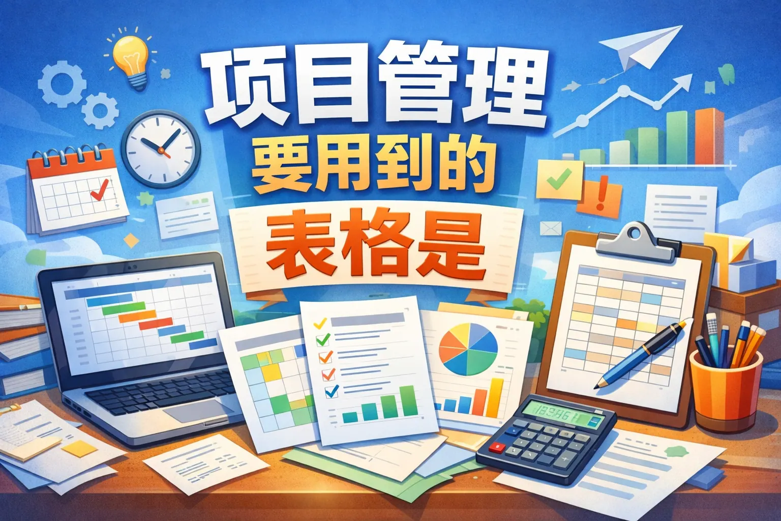 项目管理要用到的表格是