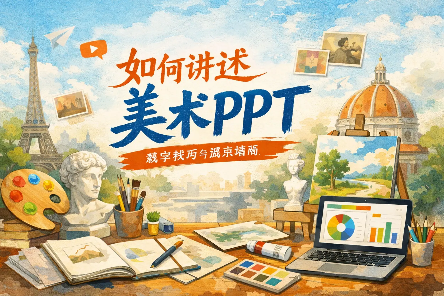 如何讲述美术ppt