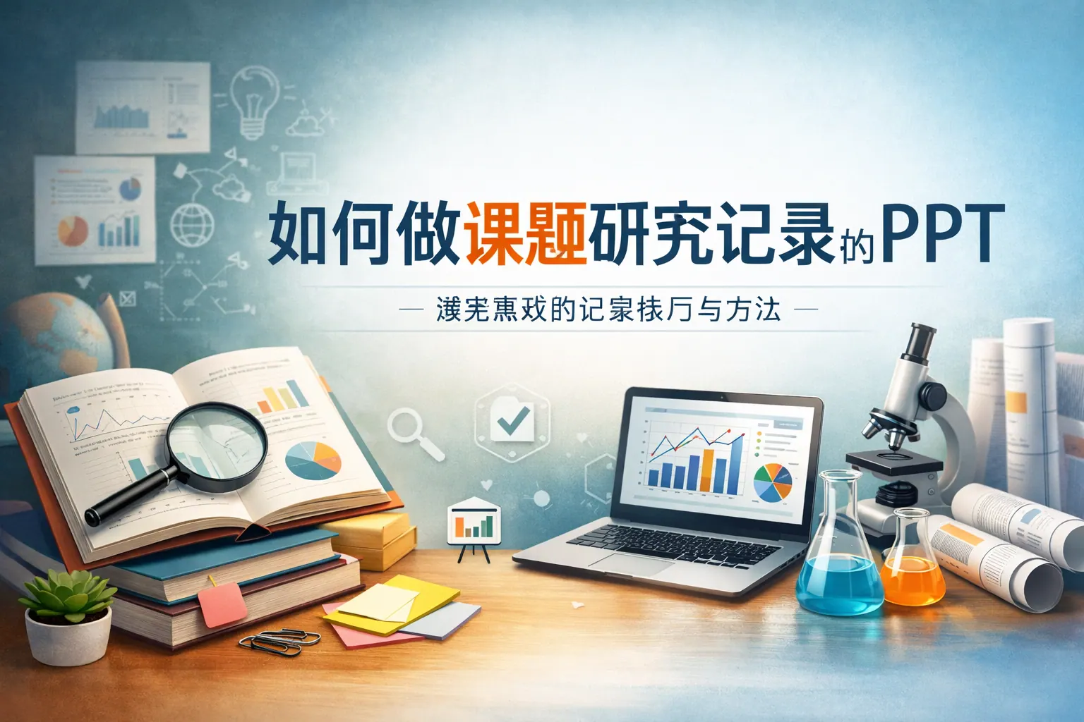 如何做课题研究记录的ppt