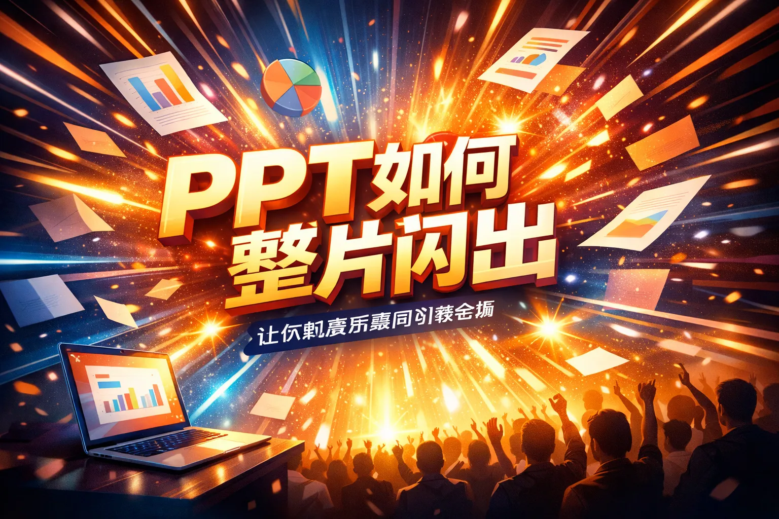 ppt如何整片闪出