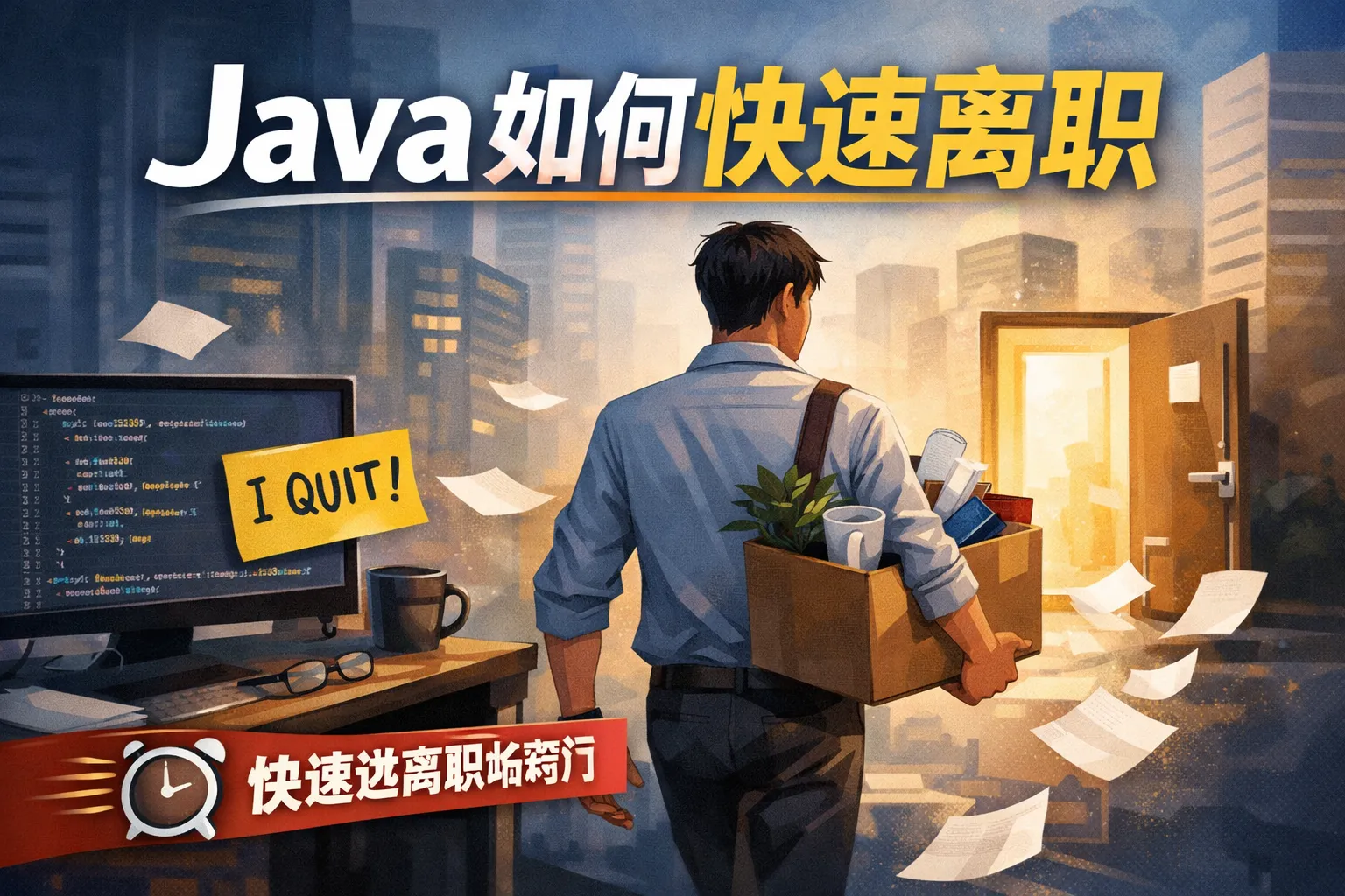 java如何快速离职
