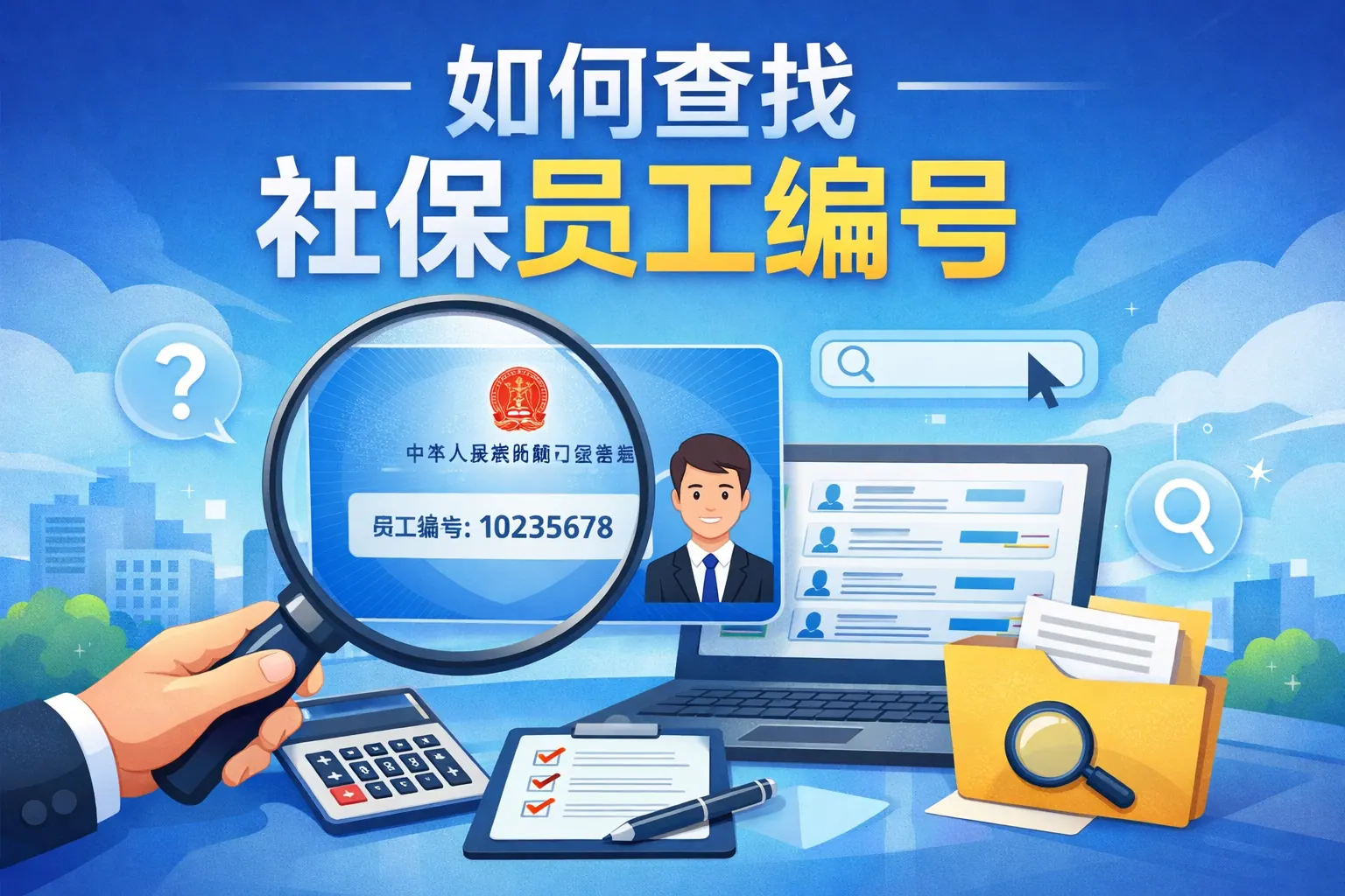 如何查找社保员工编号