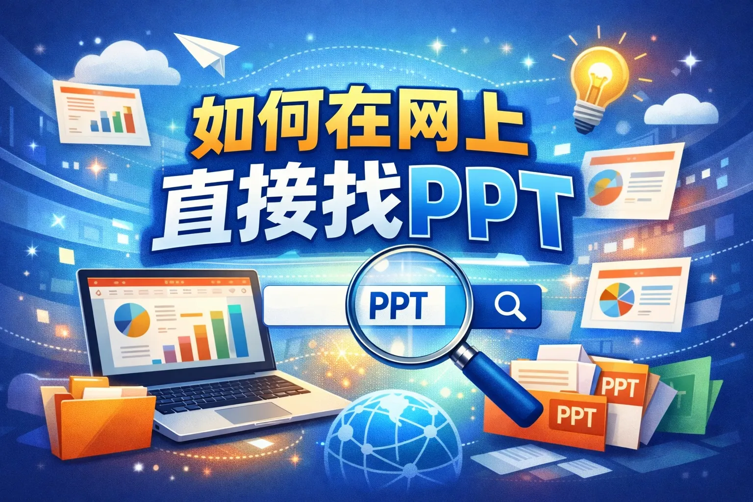 如何在网上直接找ppt