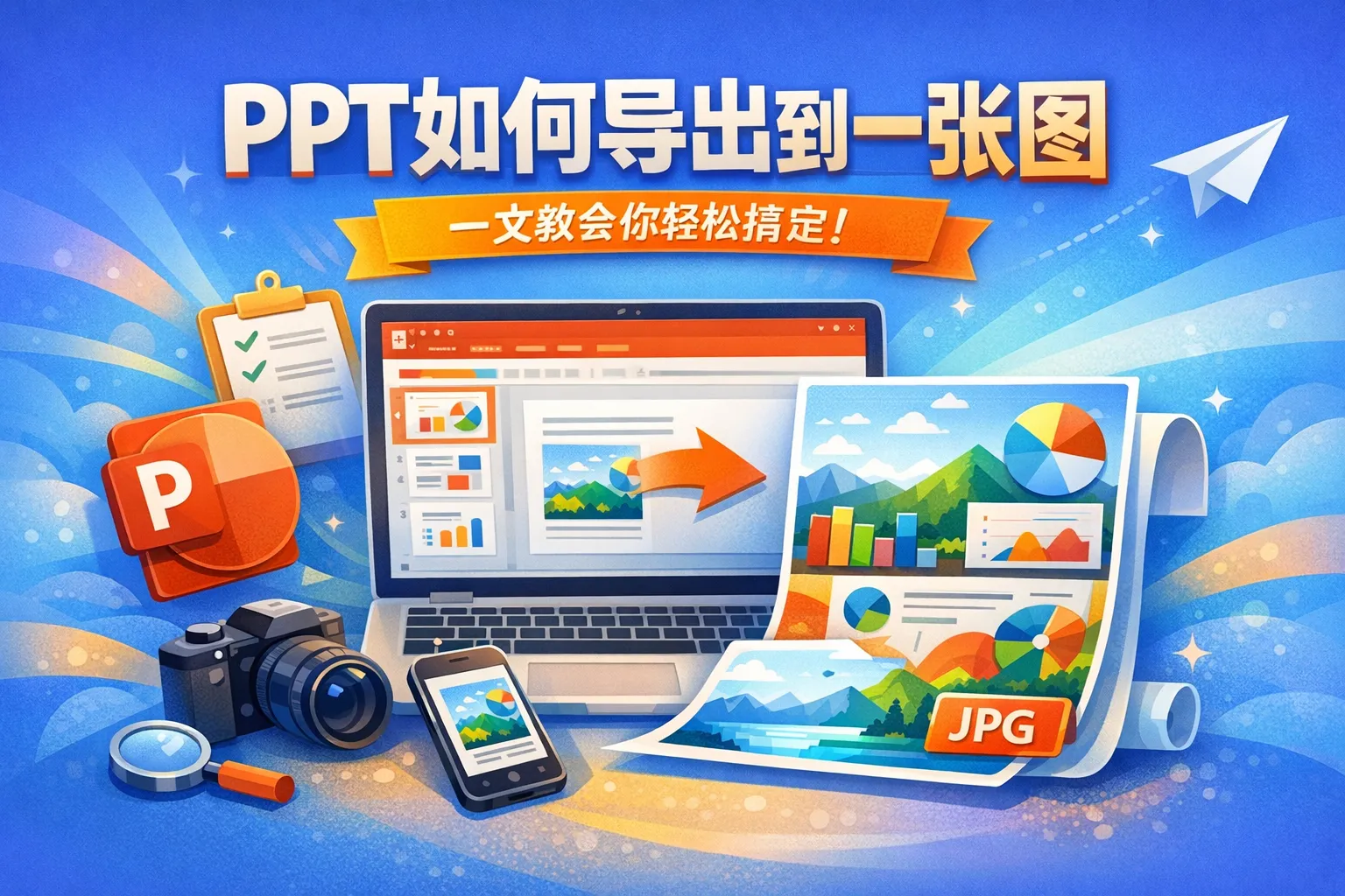 ppt如何导出到一张图