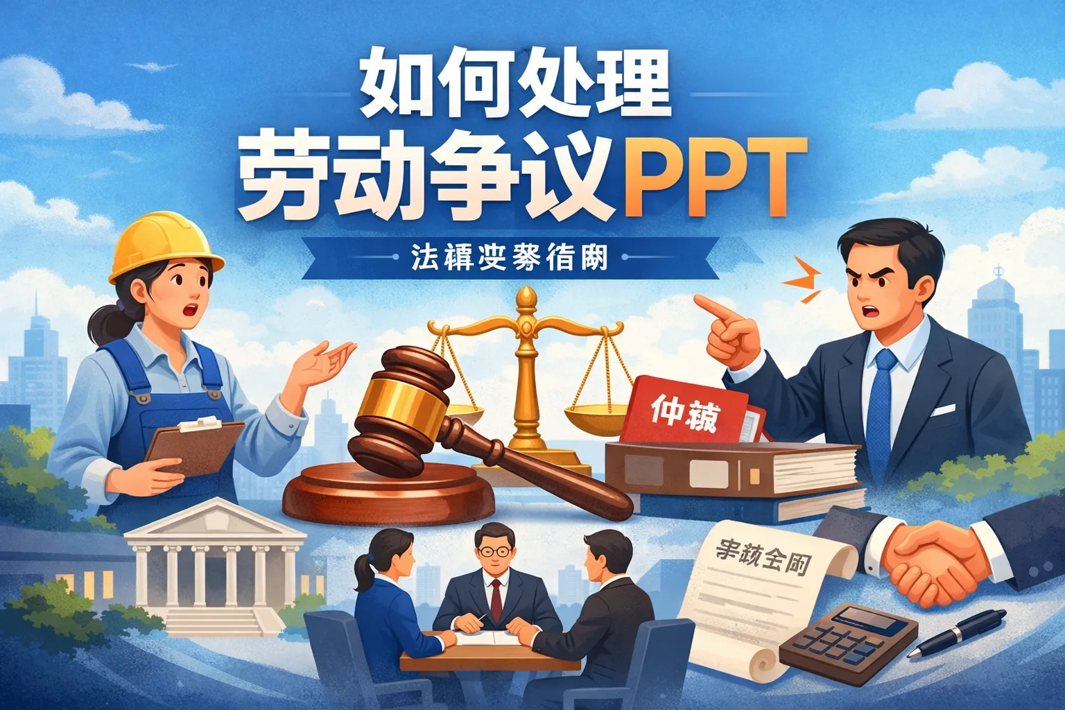 如何处理劳动争议PPT