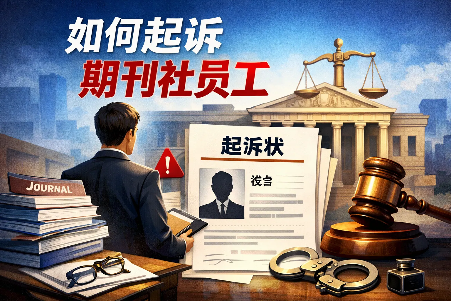 如何起诉期刊社员工