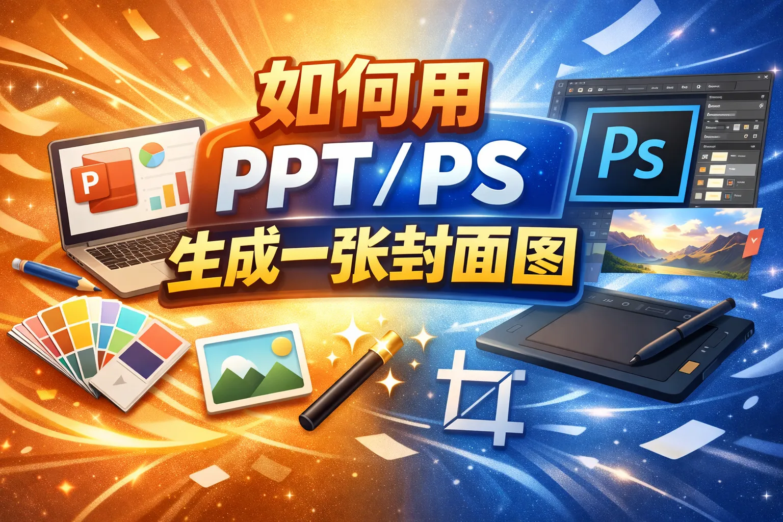 如何用ppt ps
