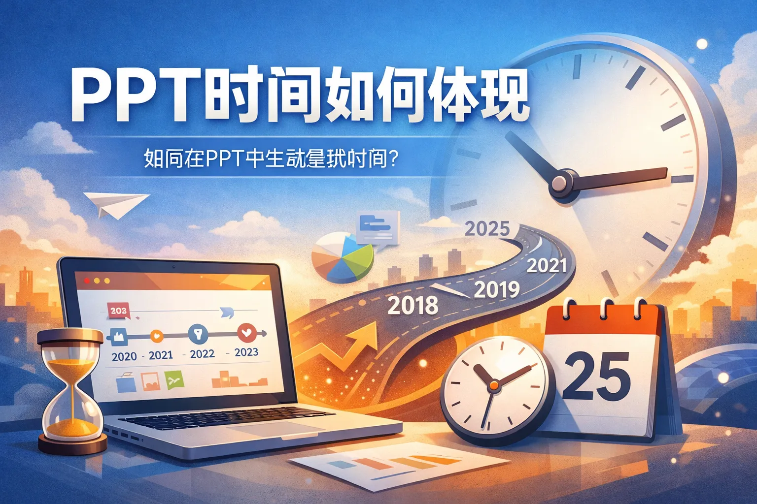 ppt时间如何体现
