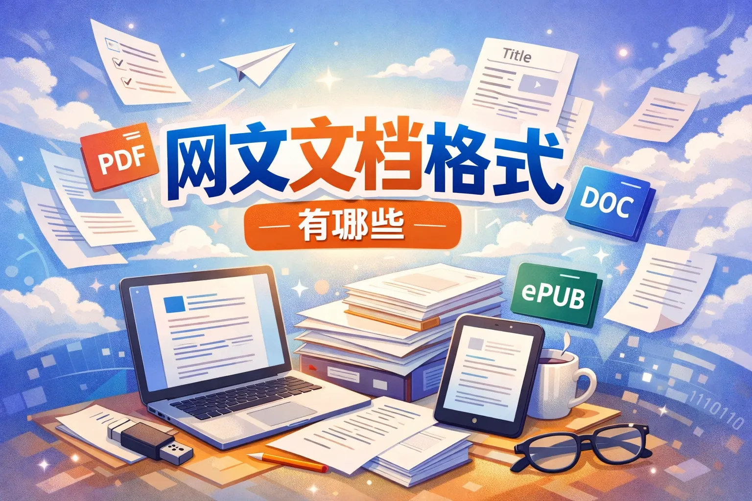 网文文档格式有哪些