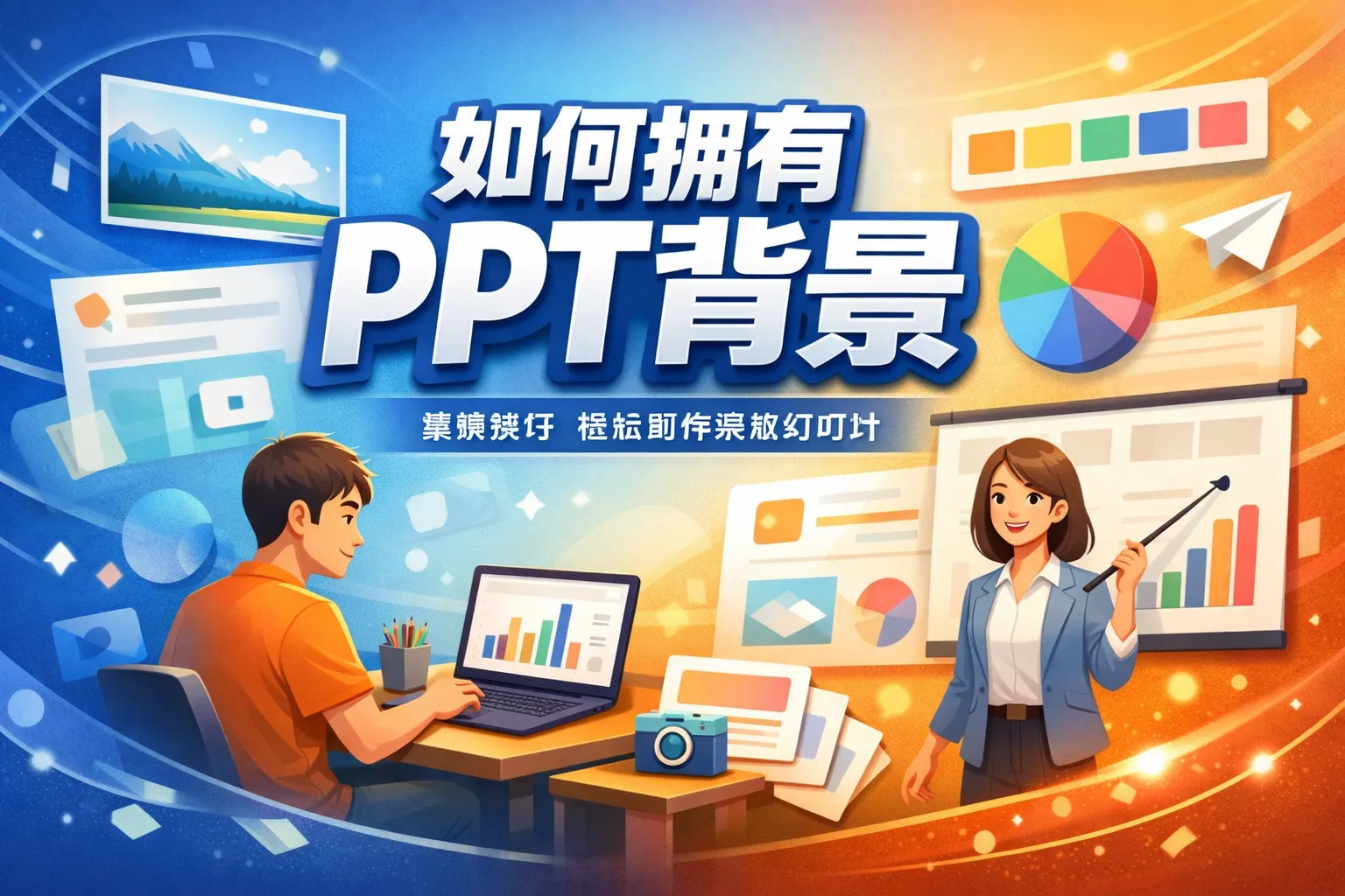 如何拥有ppt背景