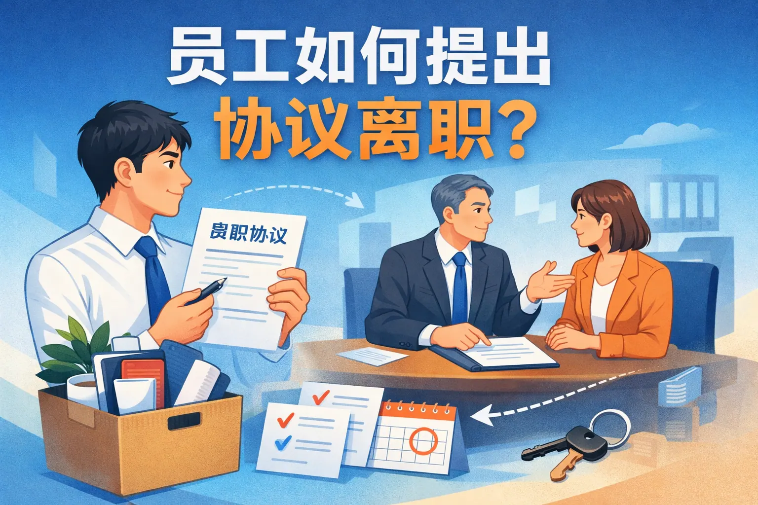 员工如何提出协议离职的