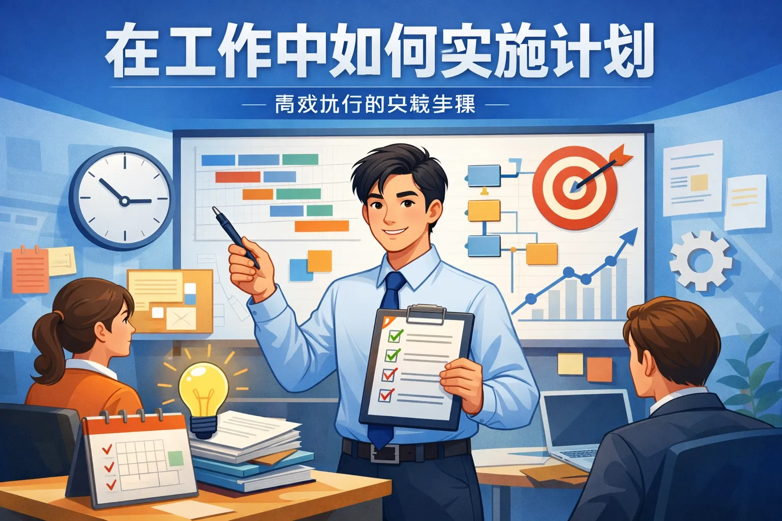 在工作中如何实施计划