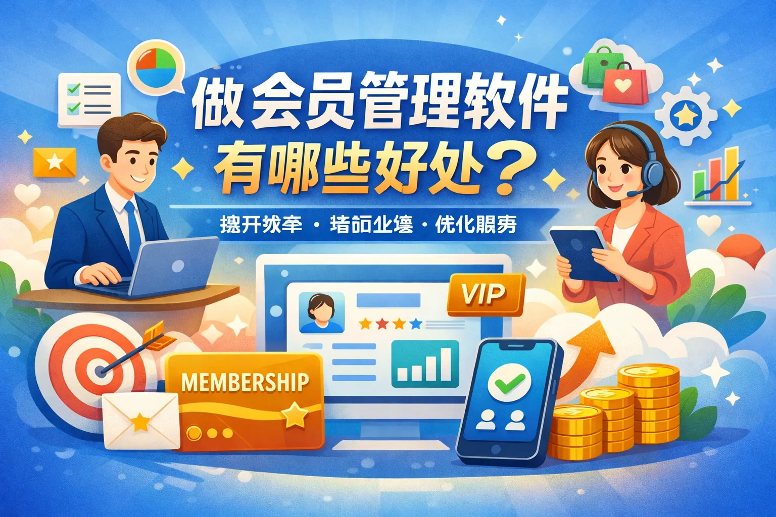 做会员管理软件有哪些好处