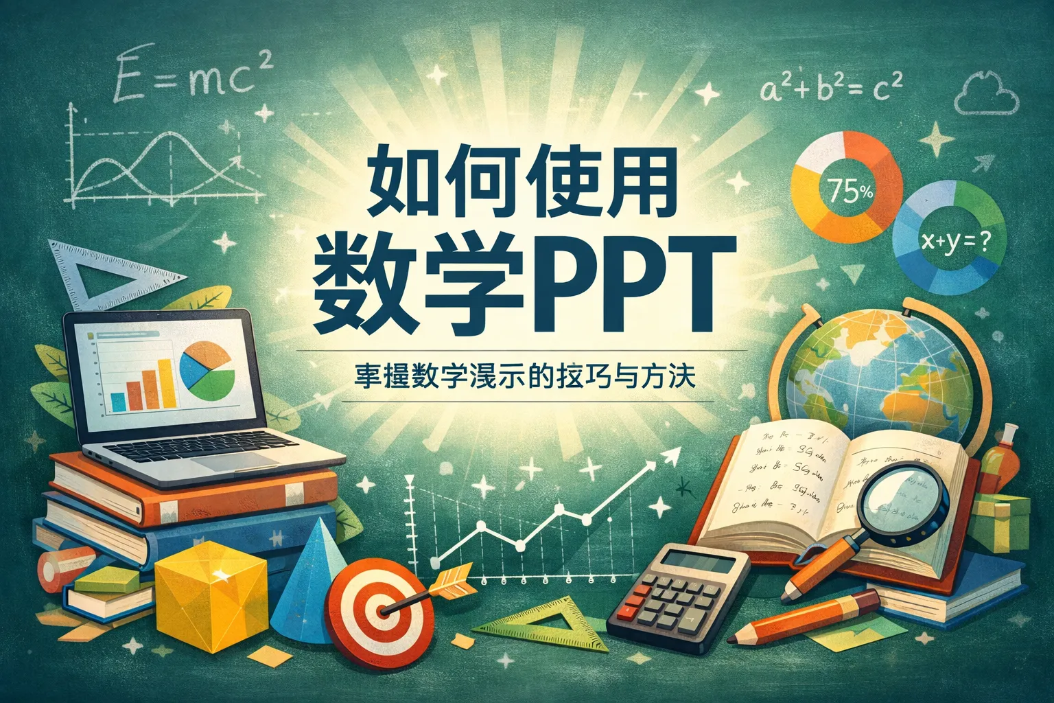 如何使用数学ppt