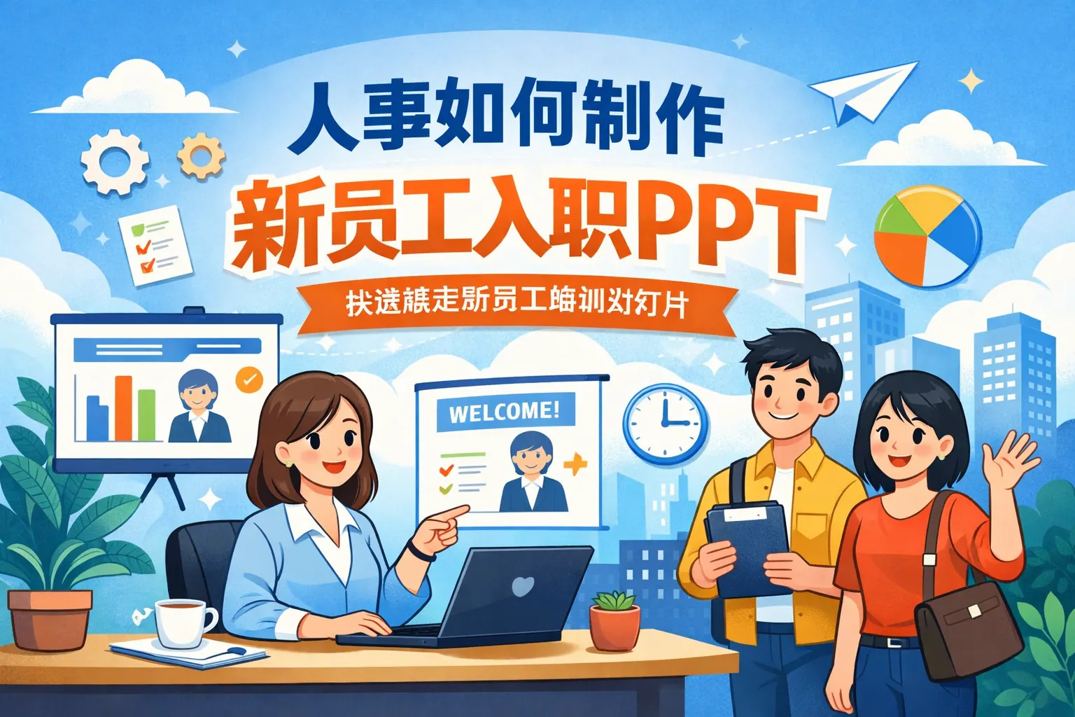 人事如何制作新员工入职ppt