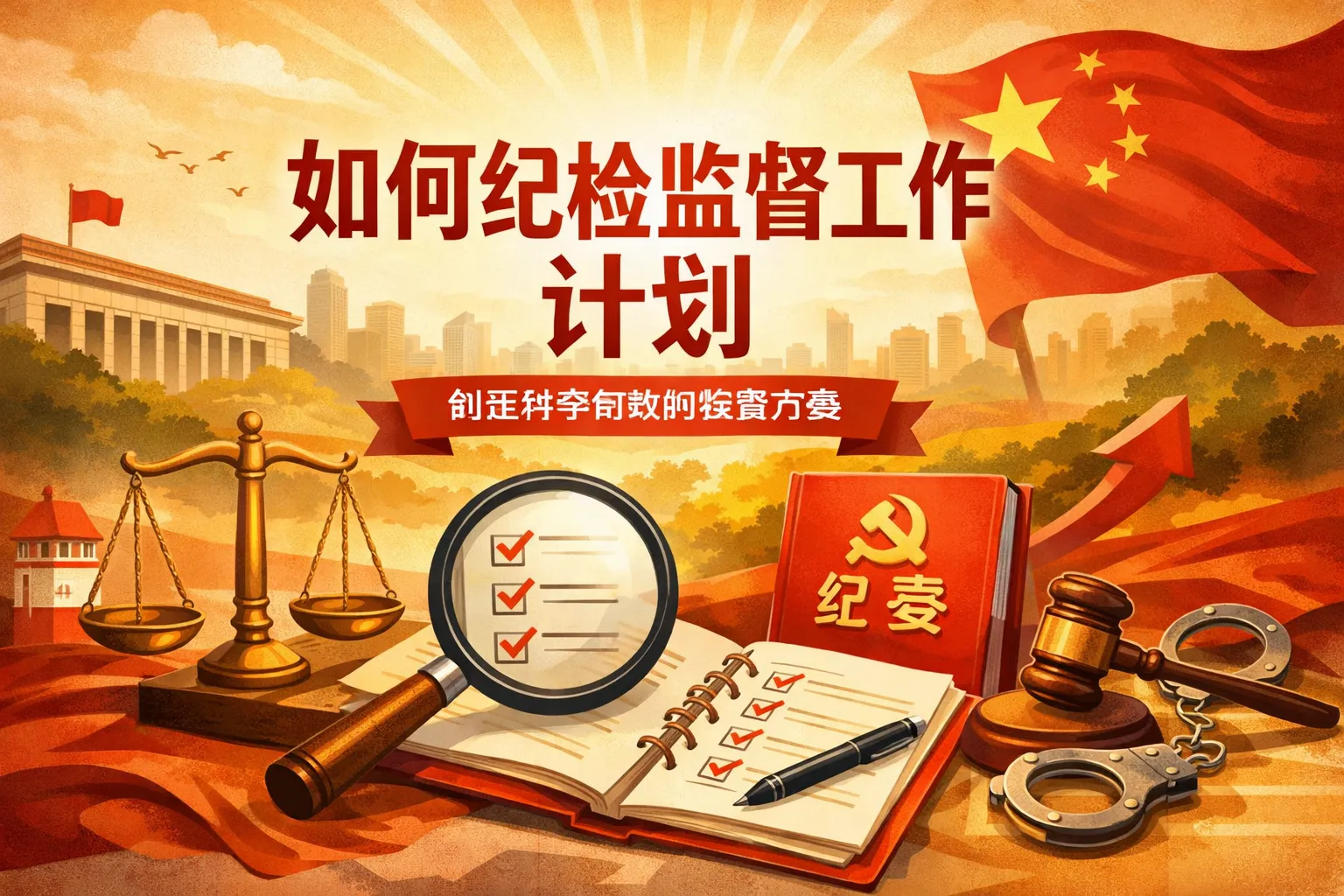 如何纪检监督工作计划