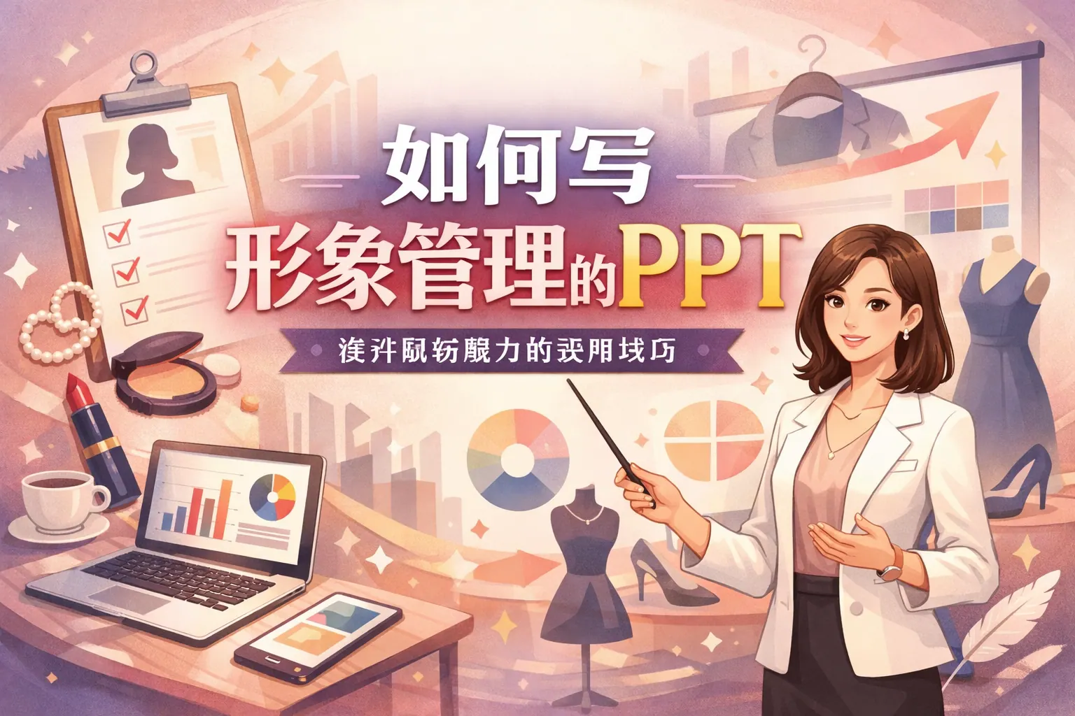 如何写形象管理的ppt