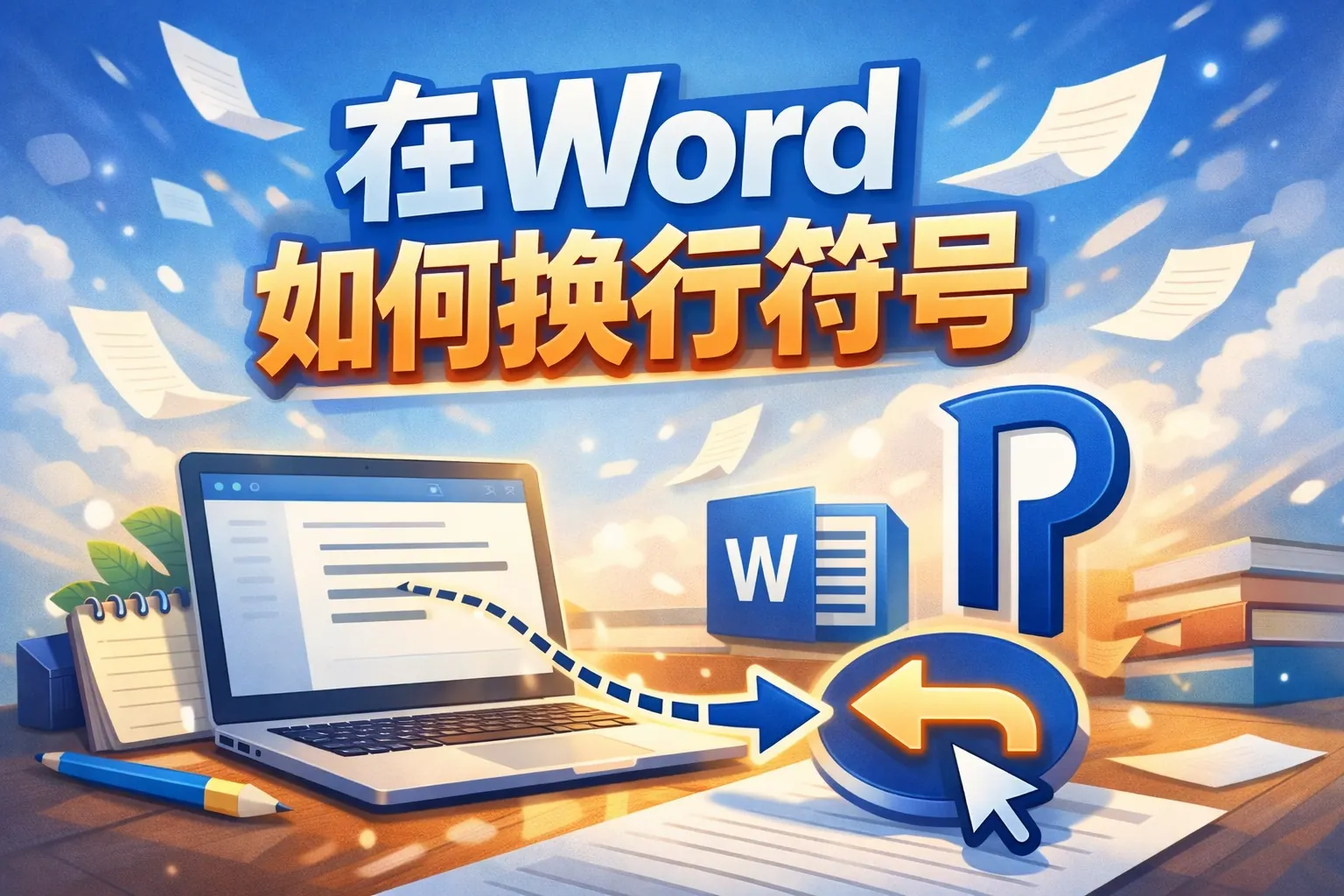 在word如何换行符号
