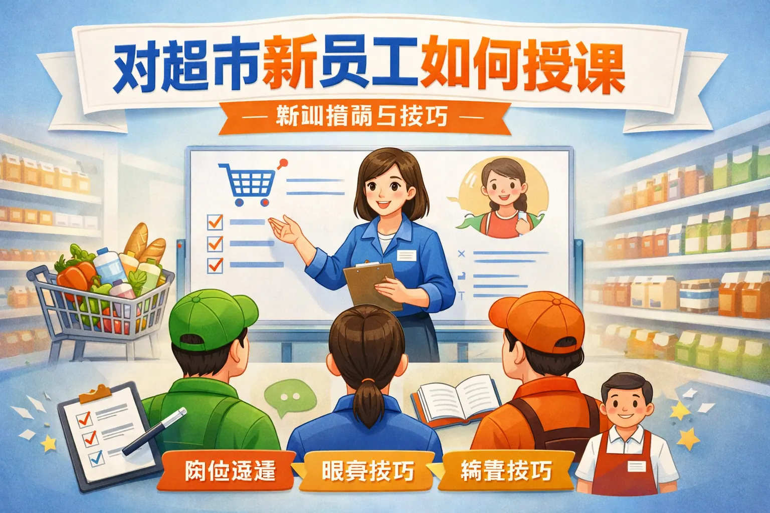 对超市新员工如何授课
