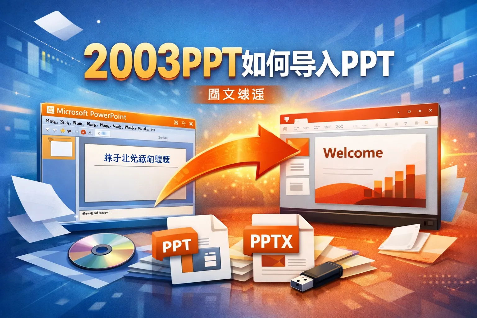 2003ppt如何导入ppt