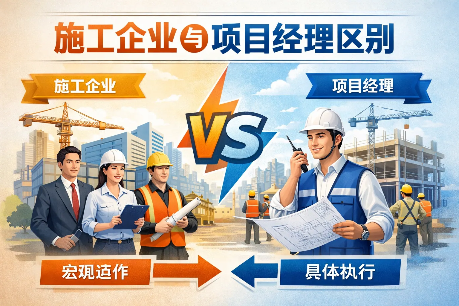 施工企业与项目经理区别