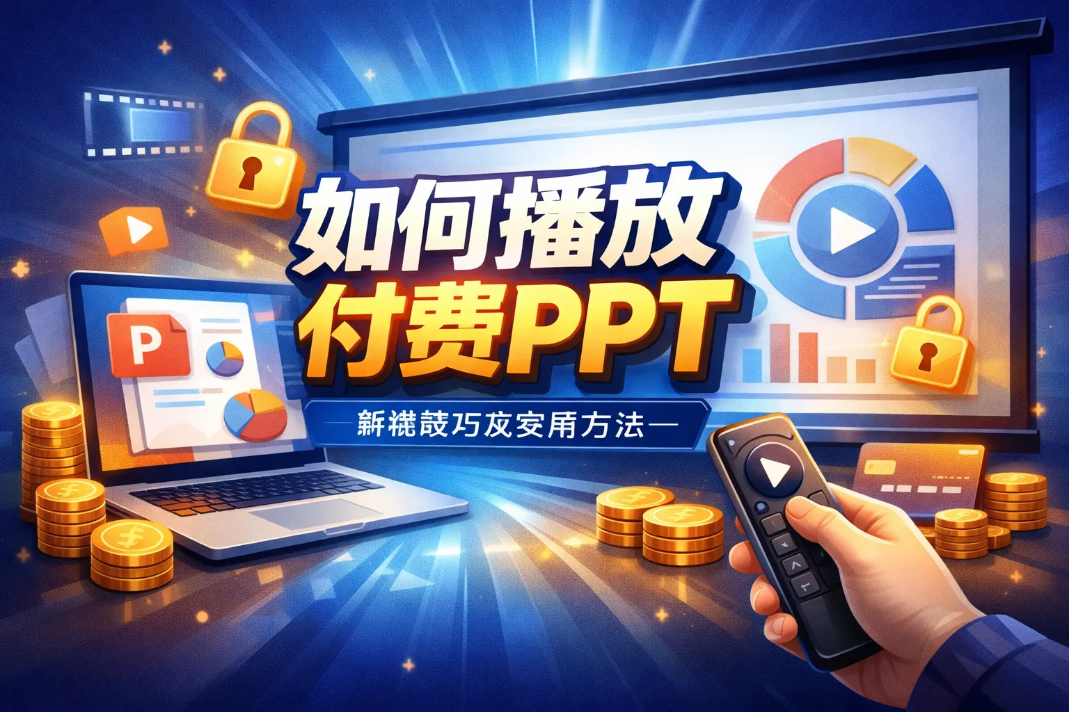 如何播放付费ppt
