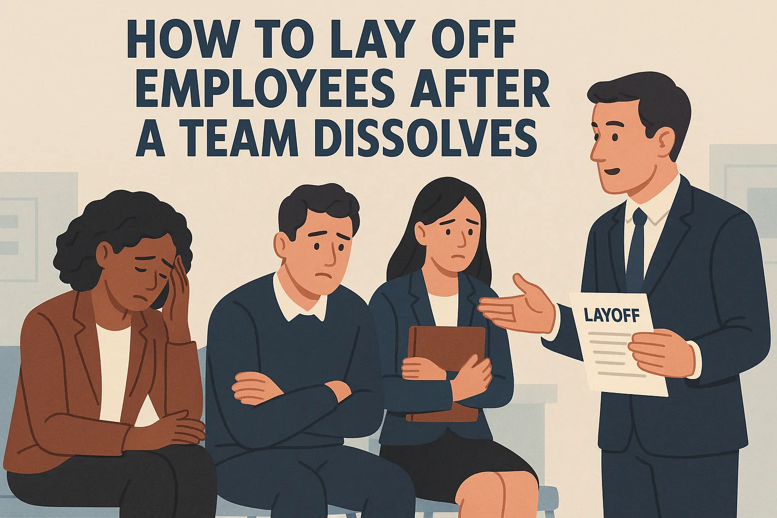 团队解散如何裁员