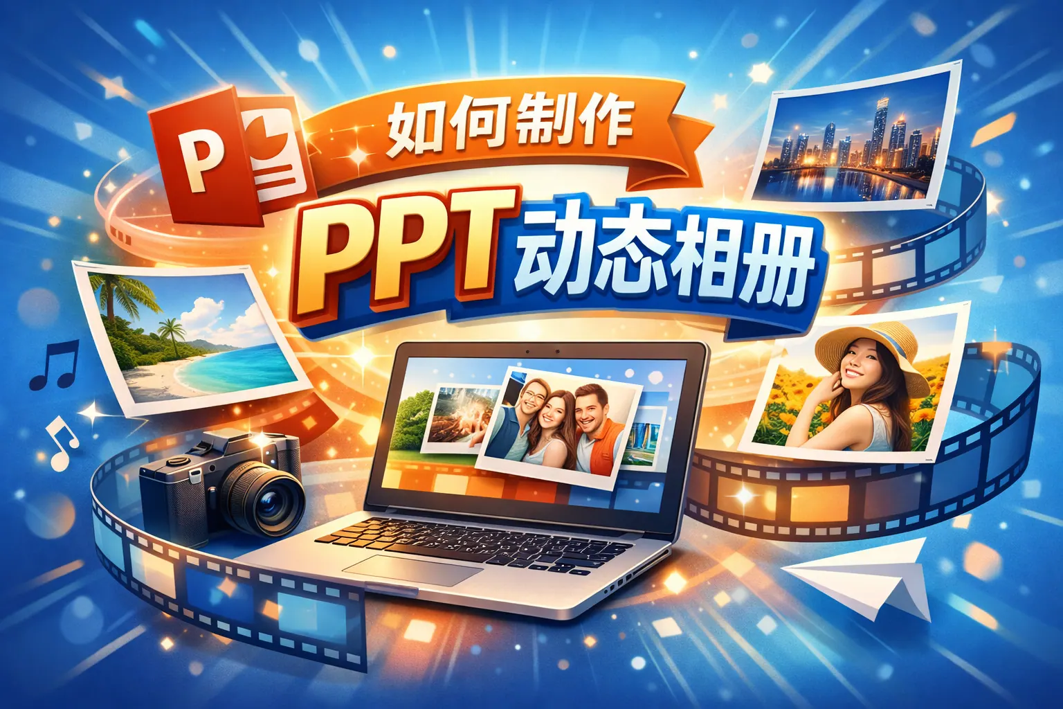 如何ppt动态相册