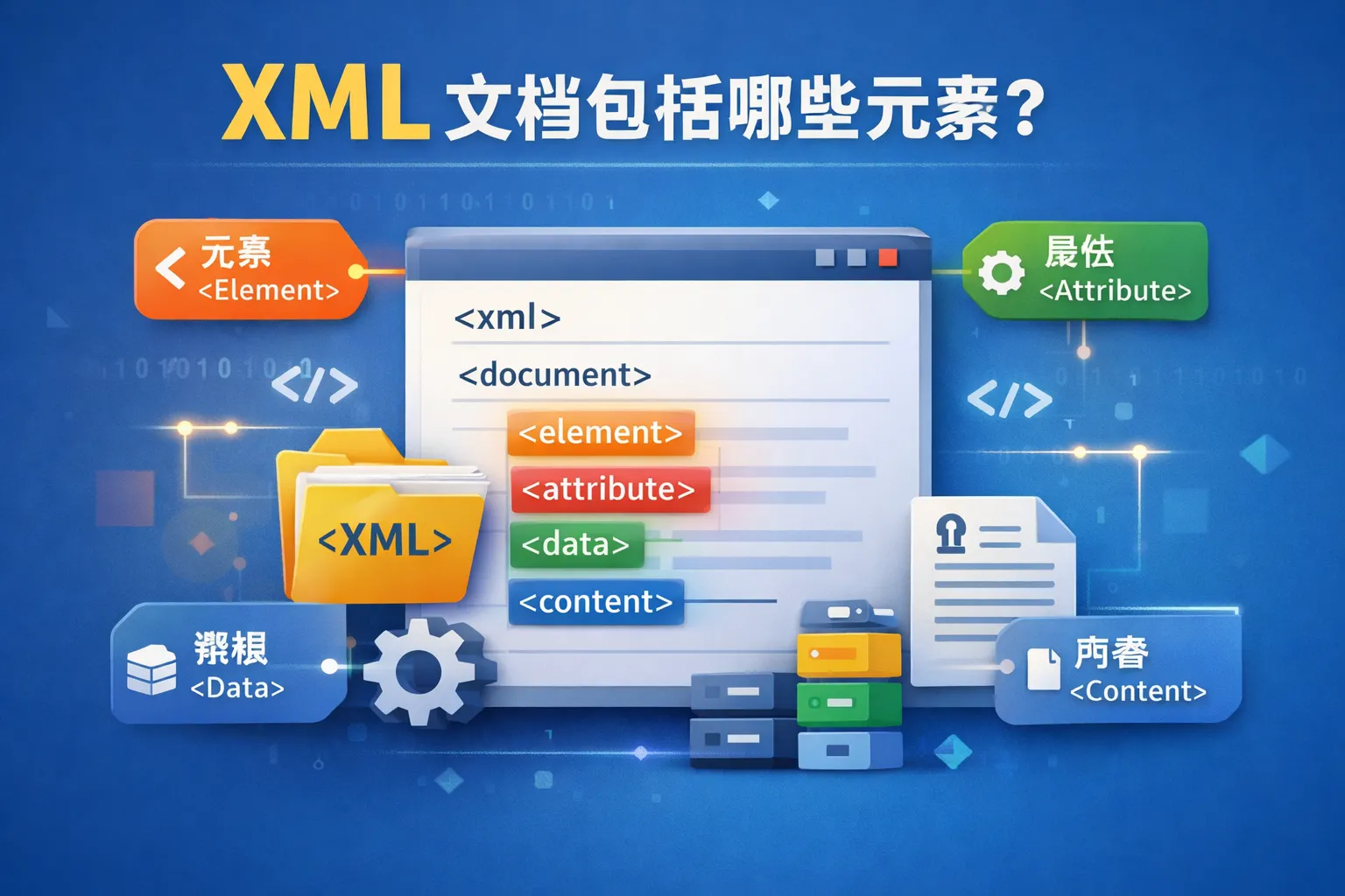 xml文档包括哪些元素
