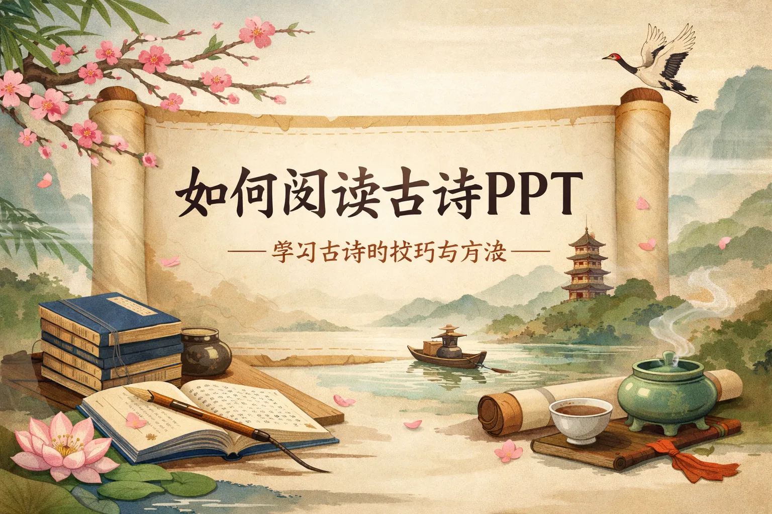如何阅读古诗ppt