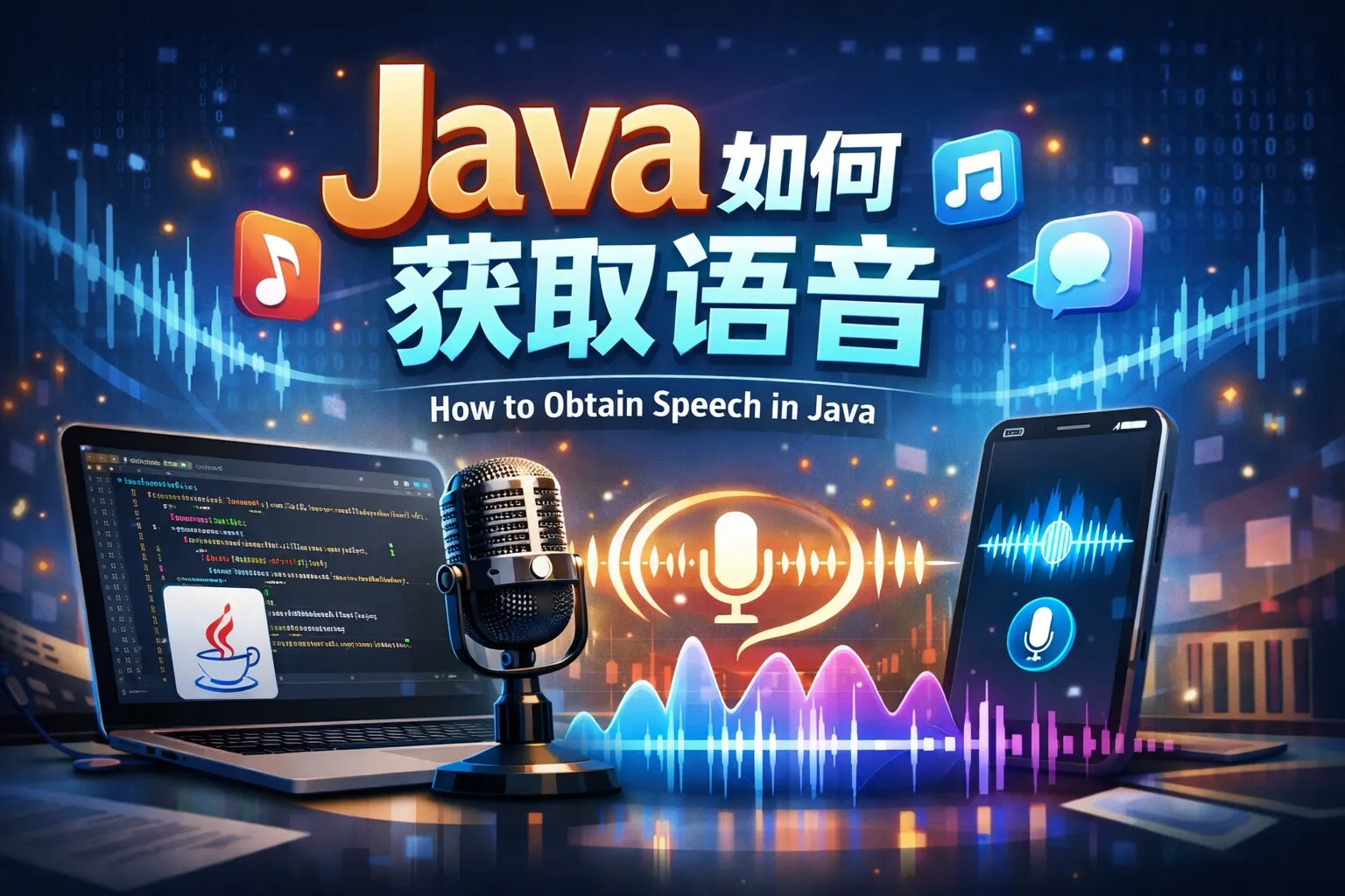 java如何获取语音