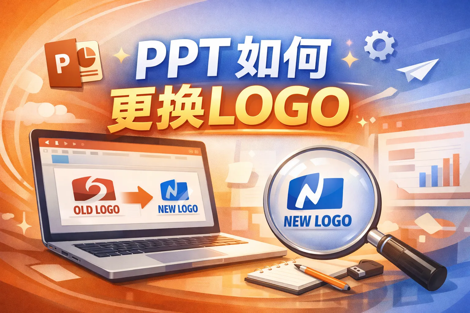 ppt如何更换logo