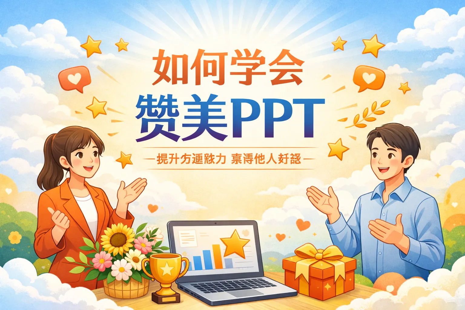 如何学会赞美ppt