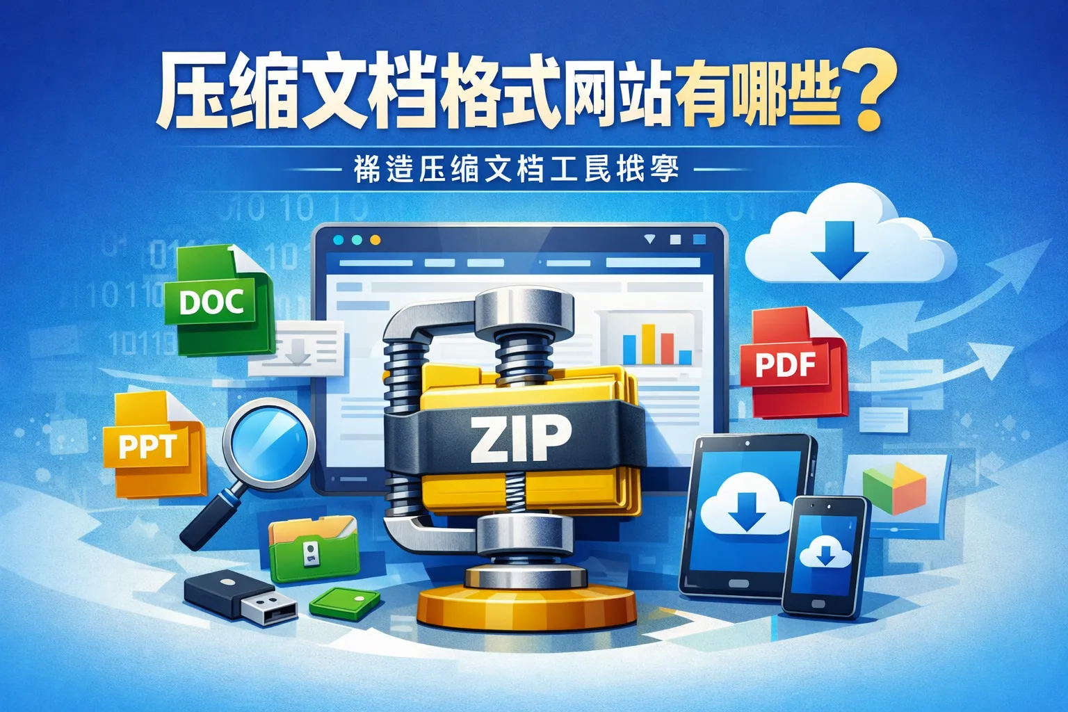 压缩文档格式网站有哪些