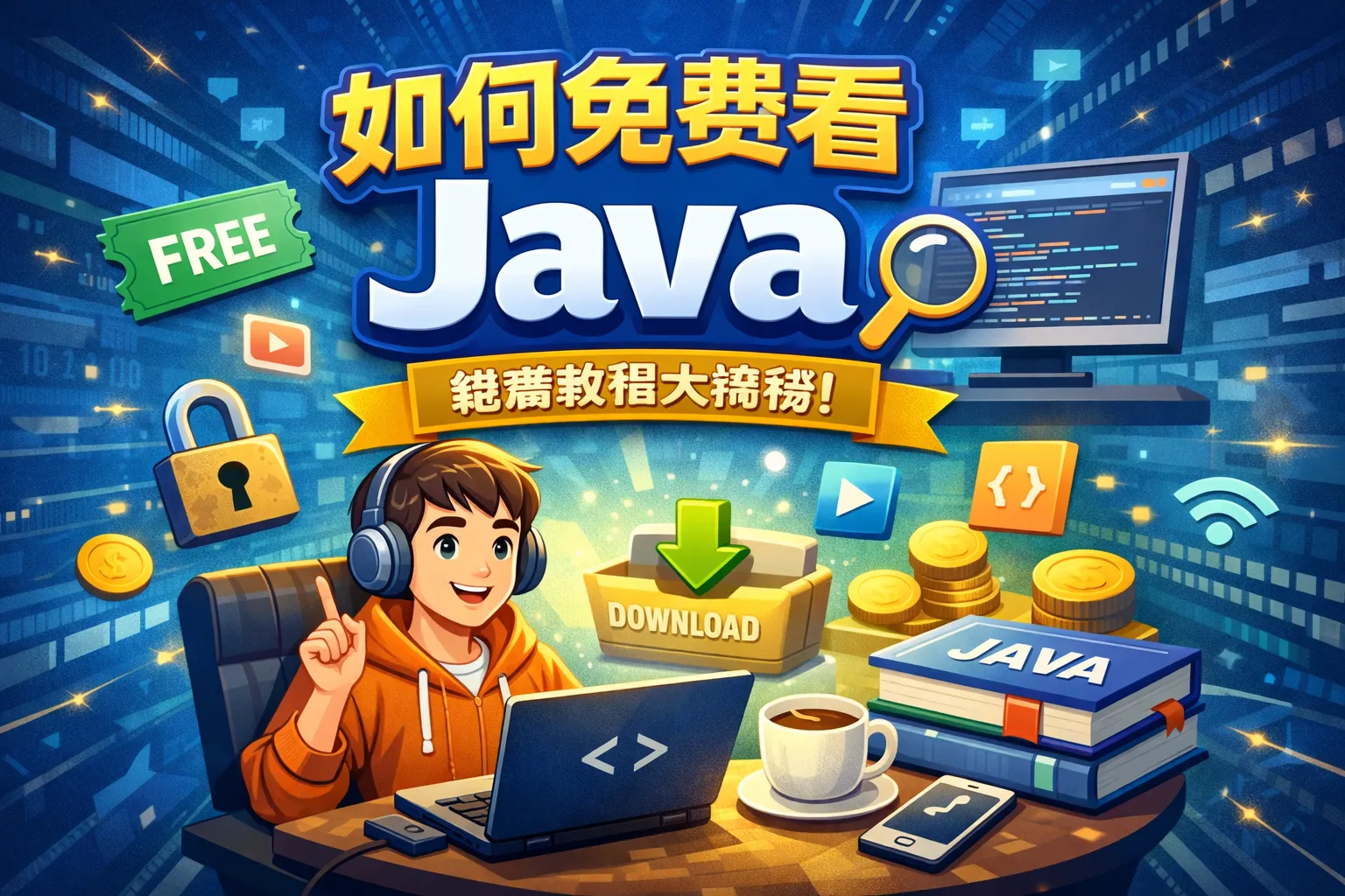 如何免费看java