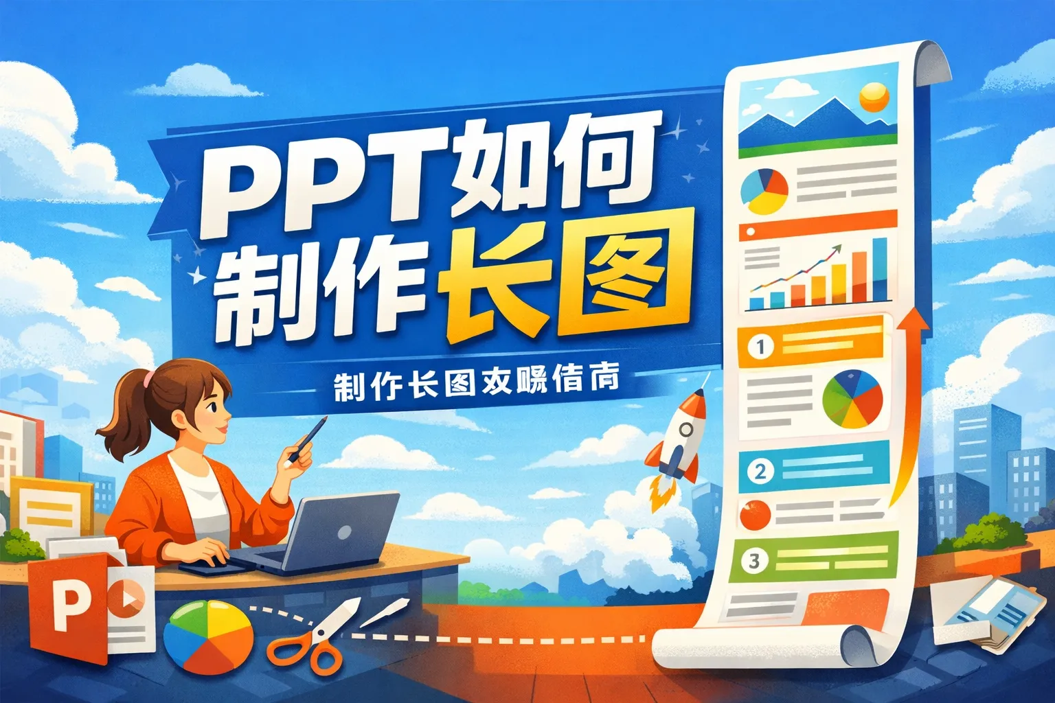 ppt如何制作长图