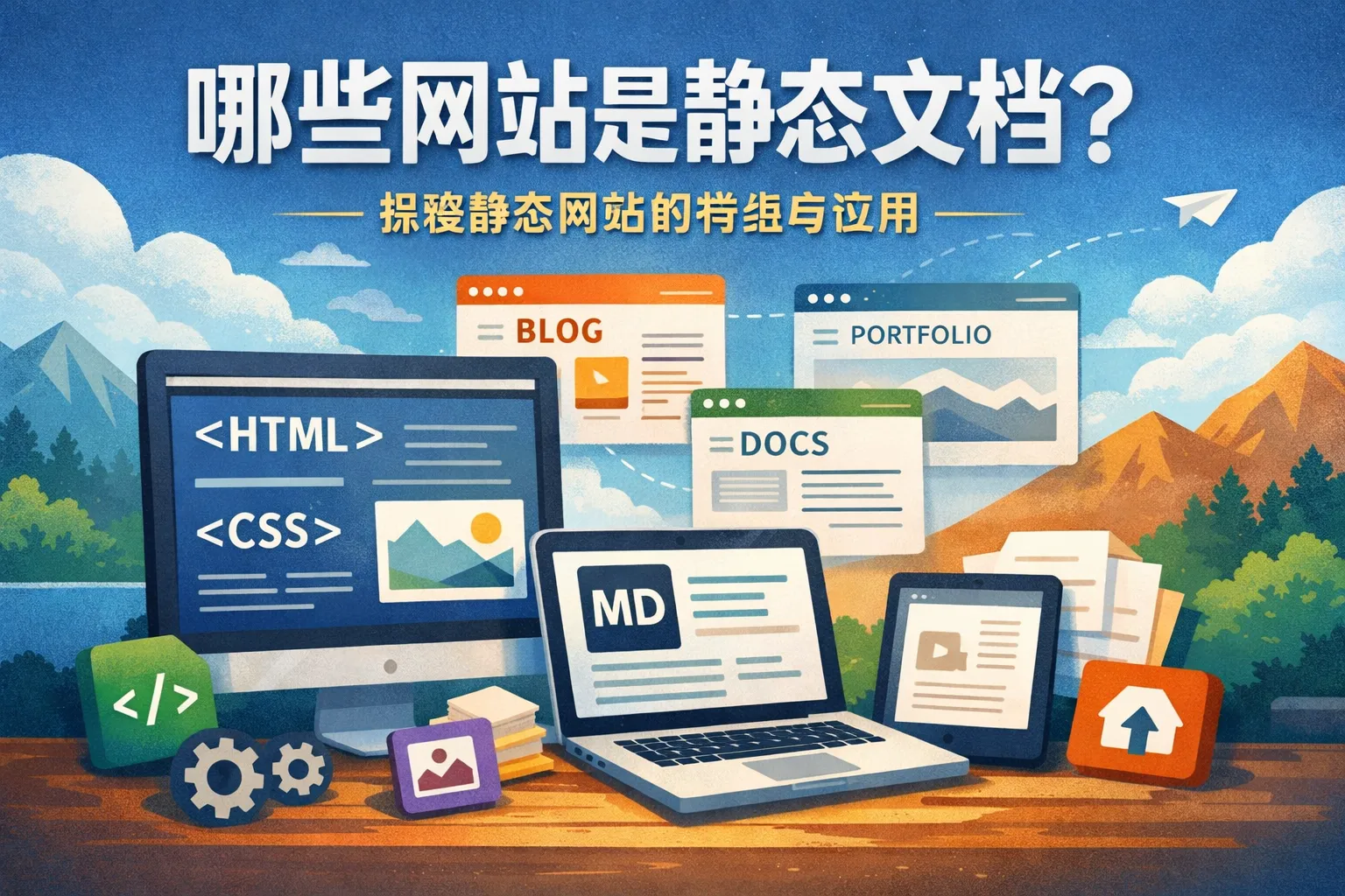 哪些网站是静态文档