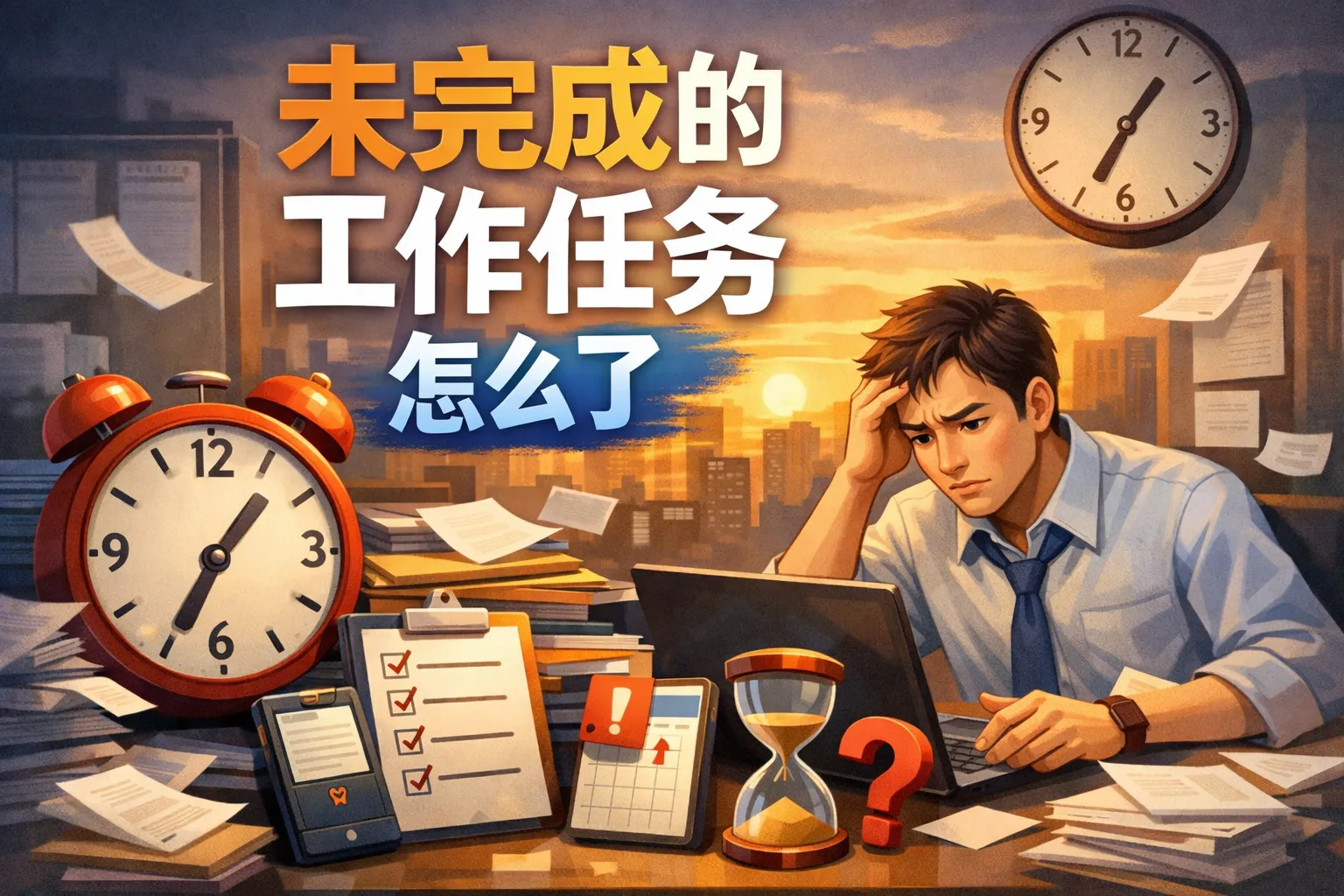 未完成的工作任务怎么领