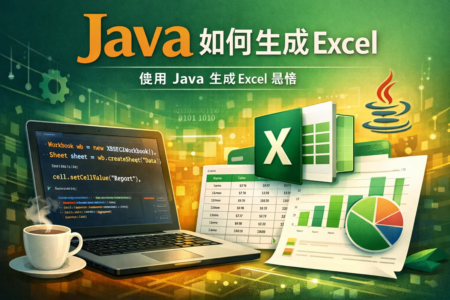 java如何生成excel