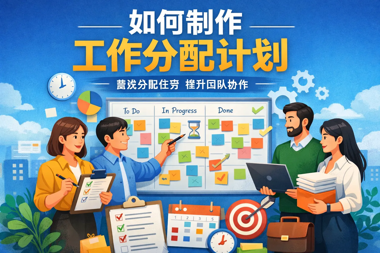 如何制作工作分配计划