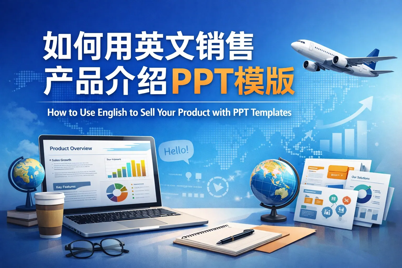如何用英文销售产品介绍ppt模版