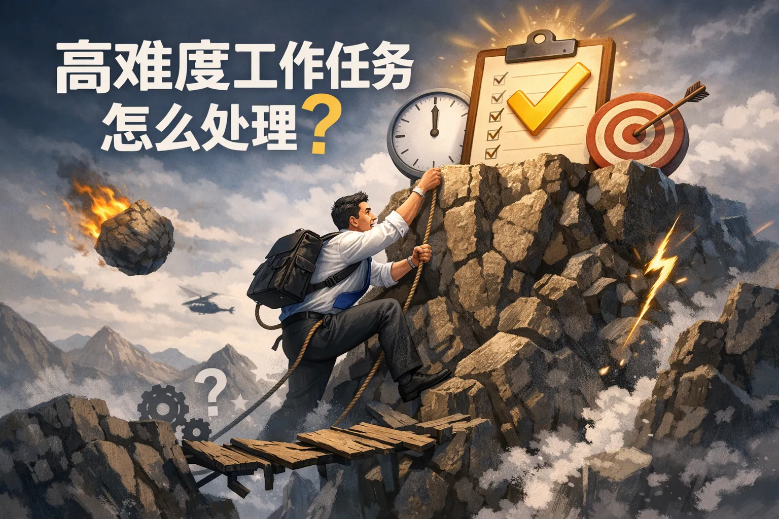 高难度工作任务怎么处理