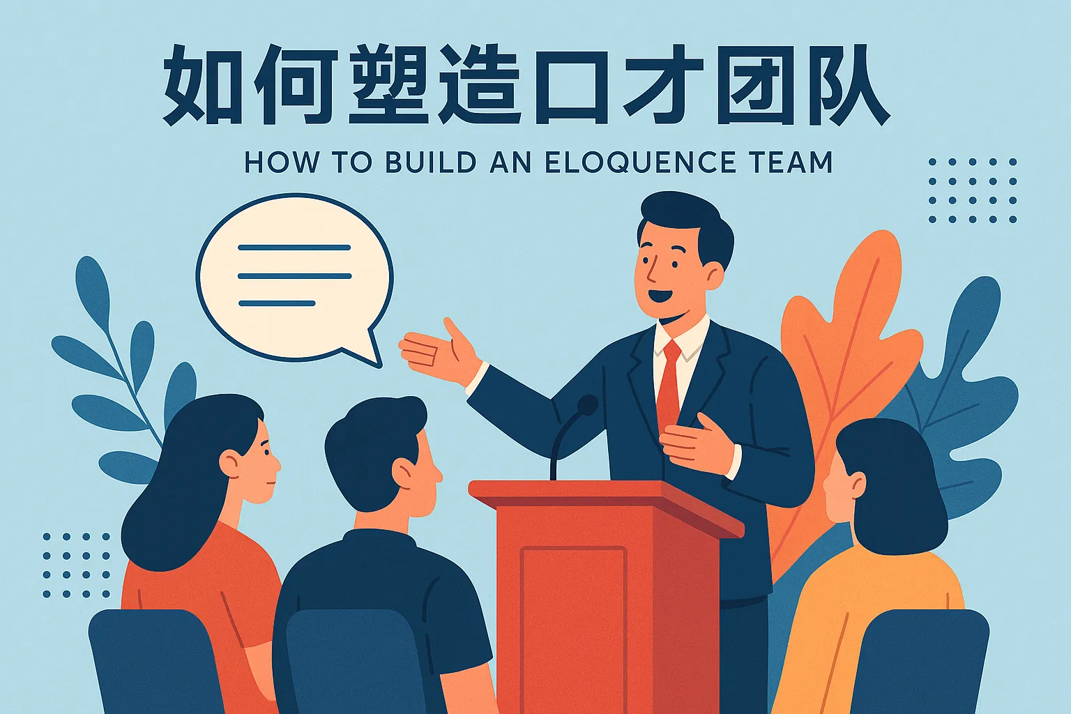如何塑造口才团队