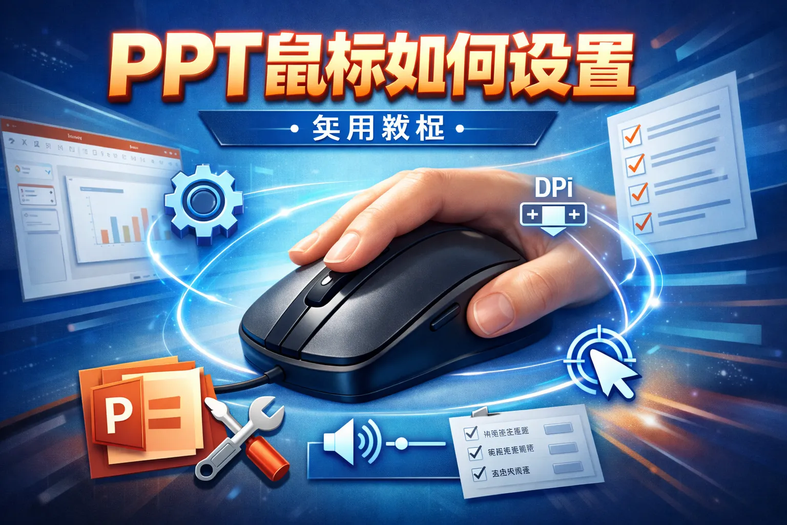 ppt鼠标如何设置