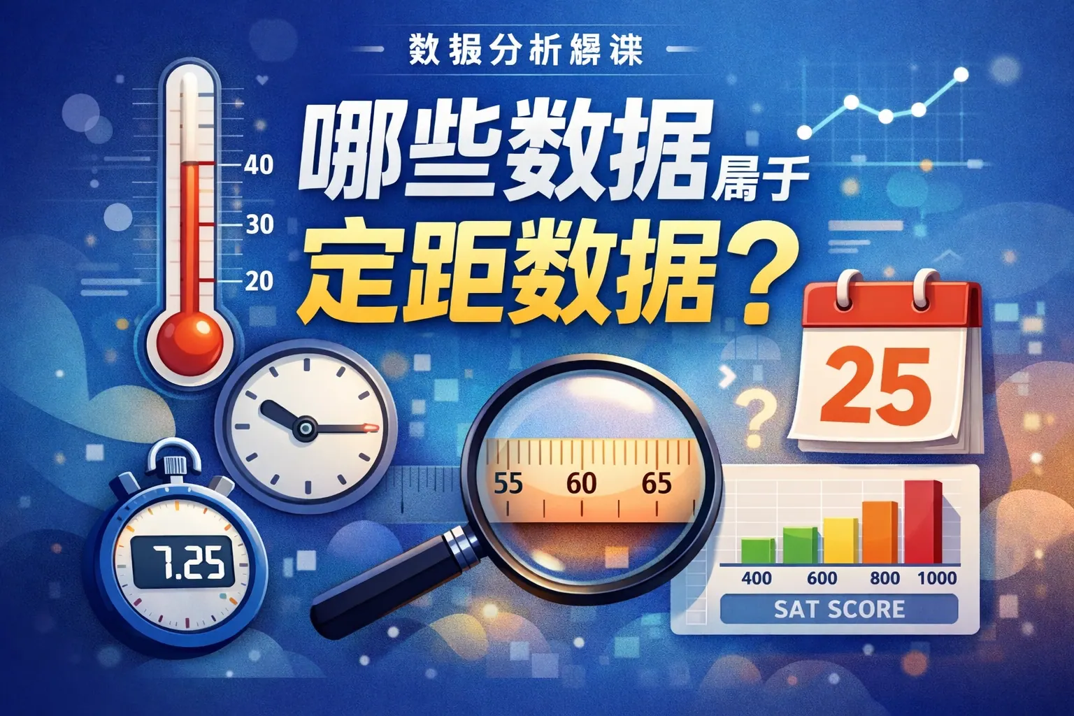 哪些数据属于定距数据