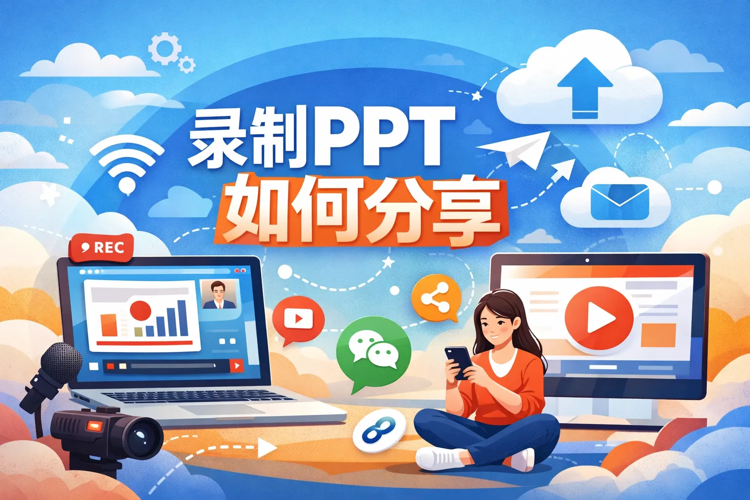 录制ppt如何分享