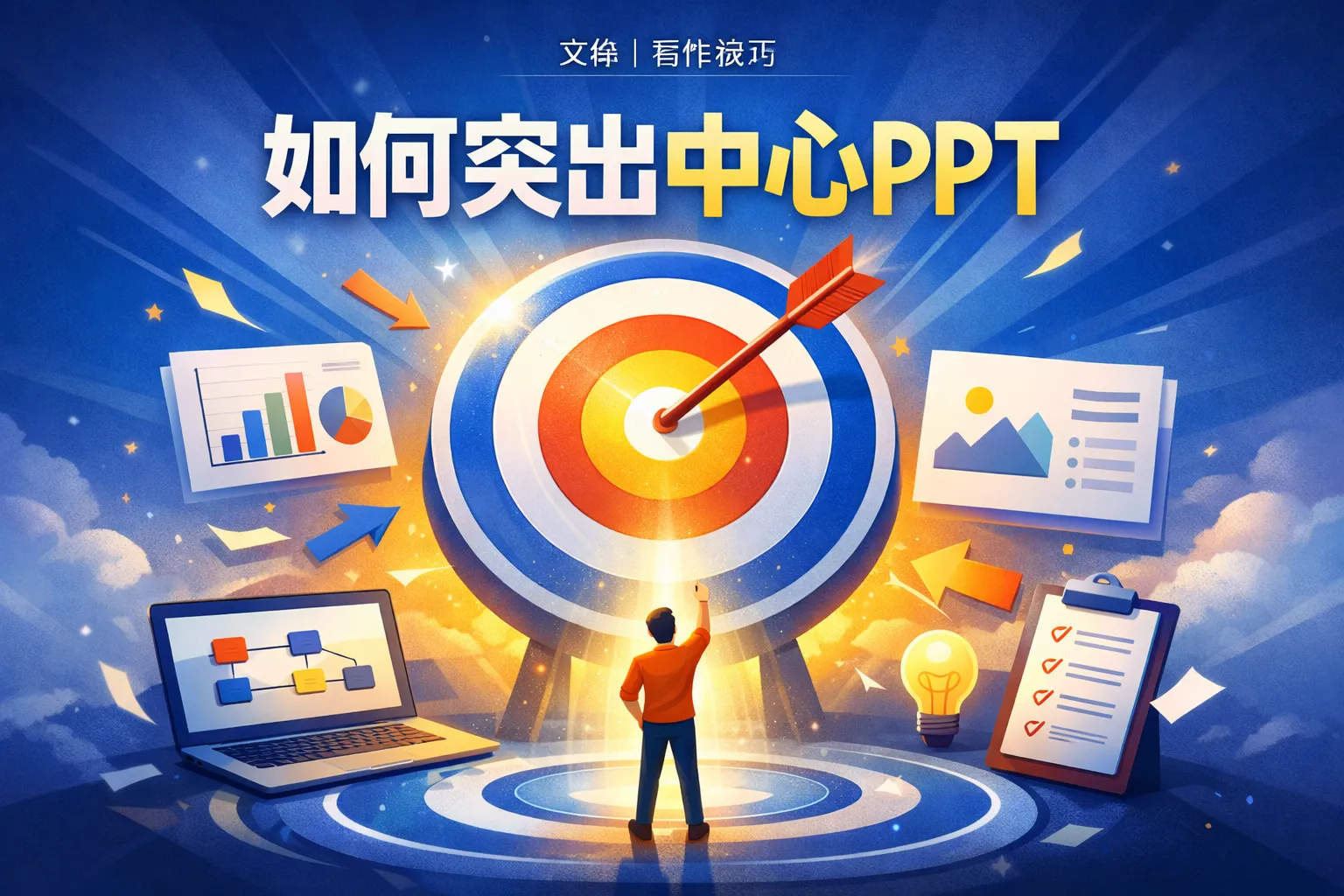 如何突出中心ppt