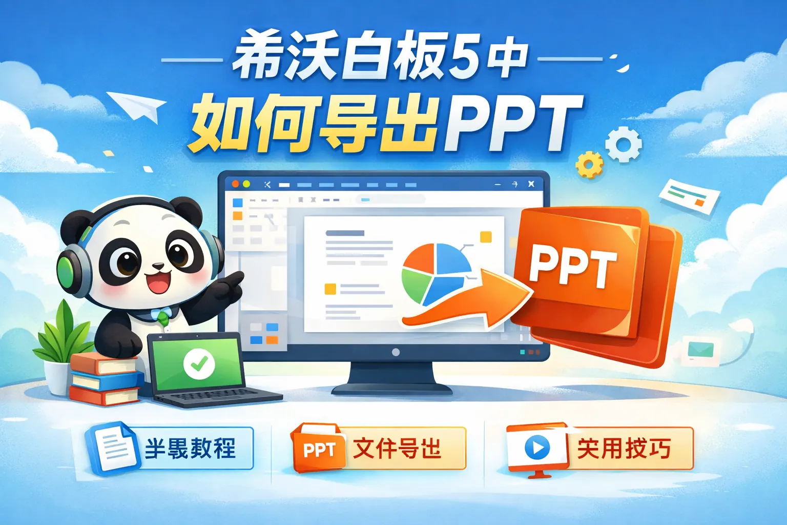 希沃白板5中如何导出ppt